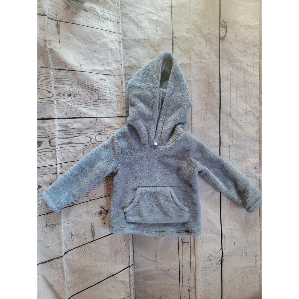 Carter's Toddler Blue Sherpa Pullover Sweatshirt Hoodie Size 24 Month